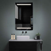 Specchio LED Verticale | Controllo tramite interruttore a muro | Luce bianca neutra - Reyze Serie Salono Modello 4